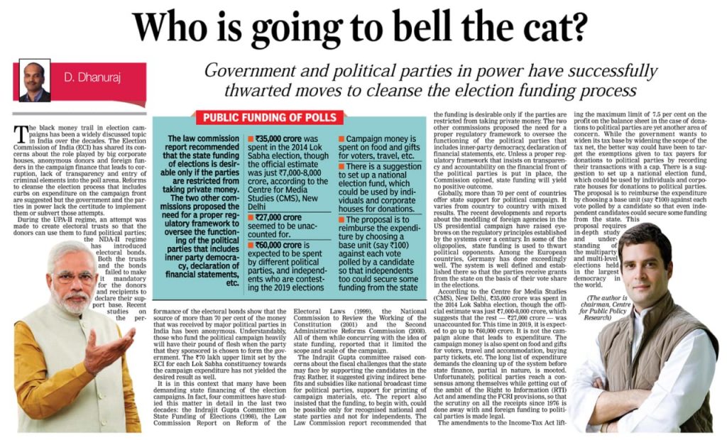 Who is going to bell the cat?