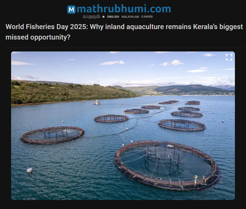 Unshackling Kerala’s Waters: Reviving Pokkali, Kaipad and Inland Fisheries for a Blue Future