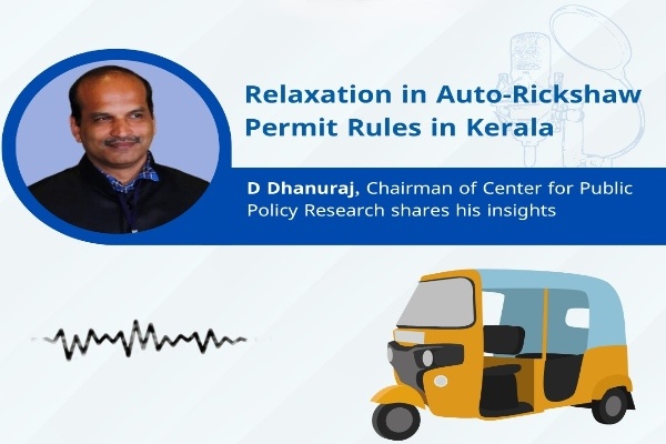 Reform through Deregulation of Autorickshaw Permit Rules in Kerala