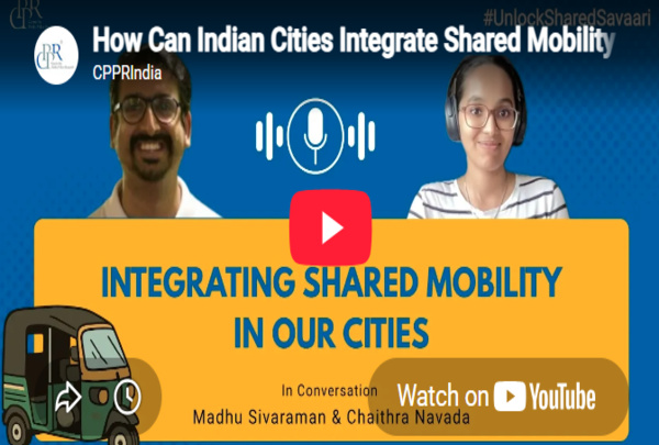 How Can Indian Cities Integrate Shared Mobility into Transport Planning?